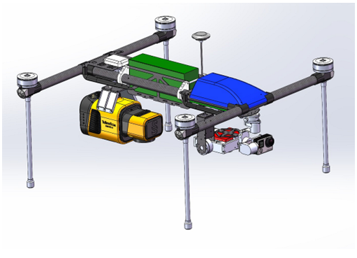 Ecodrone® UAS-4 Pro轻便型一体式多光谱-激光雷达遥感系统